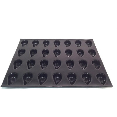 Mold, silicone, white, 2-1/2 x 2-1/2 x 1-inch square tray. Sold