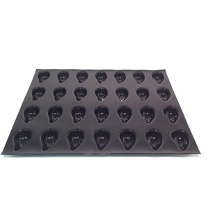 Sasa Demarle FP 2144 Flexipan Origine Silicone-Fiberglass Mold with 28 Mini-Drop Cavities - 1 of 2