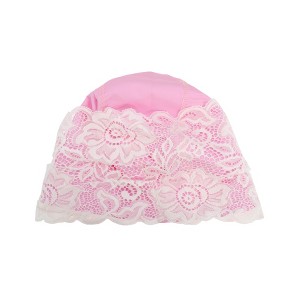 Unique Bargains PU Lace Lace Swimming Cap 1 Pc - 1 of 4