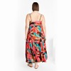 Women's Plus Size Harlow Maxi Dress - red | CITY CHIC - 2 of 4