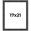 PosterPalooza | Refined Black Picture Frame - UV Acrylic, Foam Board Backing, Hanging Hardware - 2 of 4