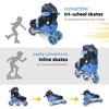 New Bounce Beginner Roller Skates – Convertible Tri-wheel Or Inline ...