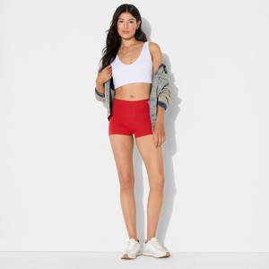Women's High-Rise Bike Shorts - Wild Fable™ - 1 of 3