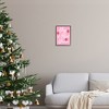 Stupell Industries Pink Say It Ain't Snow Black Framed Giclee Art - 2 of 4