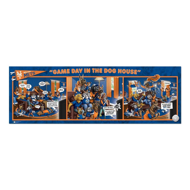 MLB New York Mets Game Day in the Dog House Puzzle - 1000pc, 3 of 4