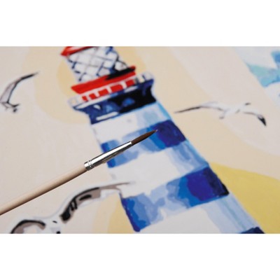 Vervaco Paint By Number Kit 12"X16"-Lighthouse