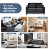 CAVINAS Velvet Sofa,Modern Couch with U-Shaped Spring Support - Chenille Fabric for Living Room,Bedroom,Office - 3 of 4