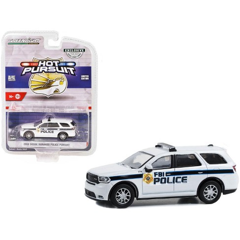 2018 Dodge Durango Police Pursuit White fbi Police hot Pursuit Special Edition 1 64 Diecast Model Car By Greenlight Target