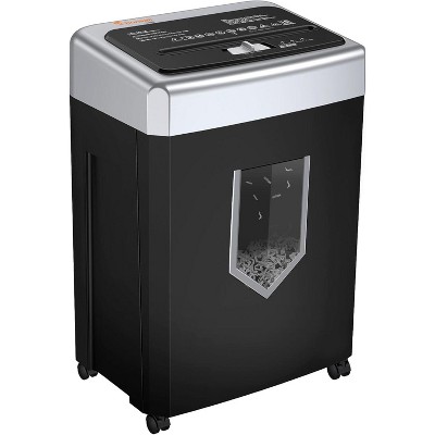 Bonsaii 15-Sheet Cross-Cut Paper Shredder, 40 Mins Run Time, Anti-Jam System, P-4 High Security, Supports CD/Credit Cards/Staple, 5 Gal Pullout Bin