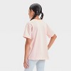 Girls' Short Sleeve Oversized Graphic T-Shirt - Cat & Jack™ - 3 of 4