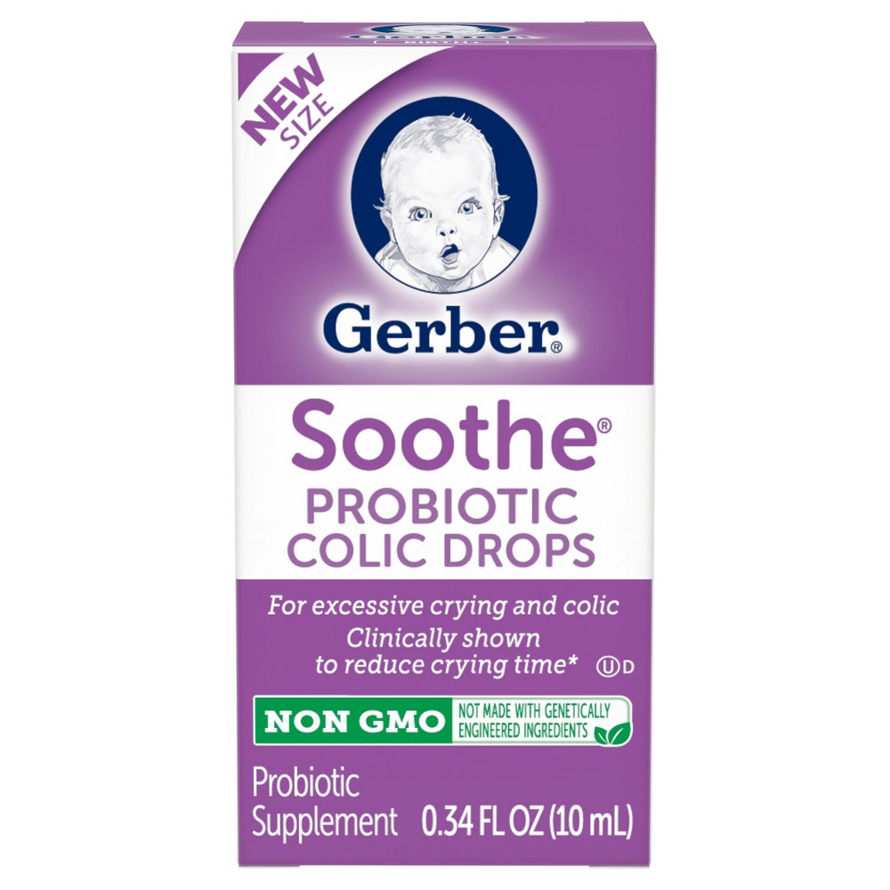 gerber soothe probiotic colic drops non gmo