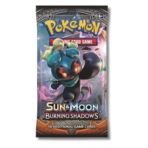 Pokemon Sun and 2024 Moon burning shadows boosters