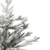 Northlight Real Touch™ Pre-Lit B/O Tamarack Pine Artificial Christmas Tree with Burlap - 2' Warm White LED - 4 of 4
