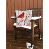 C&F Home 18" x 18" Paired Winter Cardinals in Woods Premium Indoor/Outdoor Christmas Accent Throw Pillow - 3 of 4