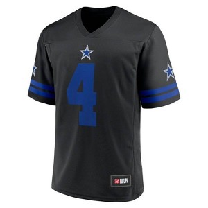 NFL Dallas Cowboys Men's Black TC Short Sleeve Dak Prescott Jersey - 1 of 3