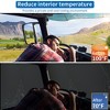 Unique Bargains Car Window Cover for Honda N-BOX JF5 / JF6 Series Aluminum Film Foldable - 4 of 4