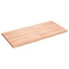 vidaXL Table Top, Light Brown 47.2"x23.6"x(0.8"-1.6") Treated Solid Wood Live Edge - 4 of 4
