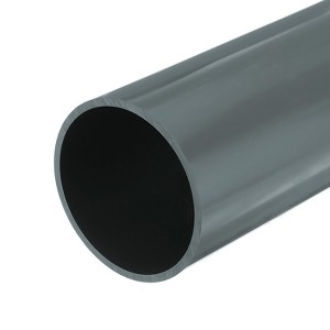 Unique Bargains PVC Water Plumb DIY Crafts High Impact Rigid Round Pipes 8" Length - 1 of 4