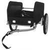 NAYSAYE Wagons Heavy Duty Bike Cargo Trailer with Waterproof Cover for Outdoor Transport, Black, 50.79"*25.98"*24.02" - 2 of 4