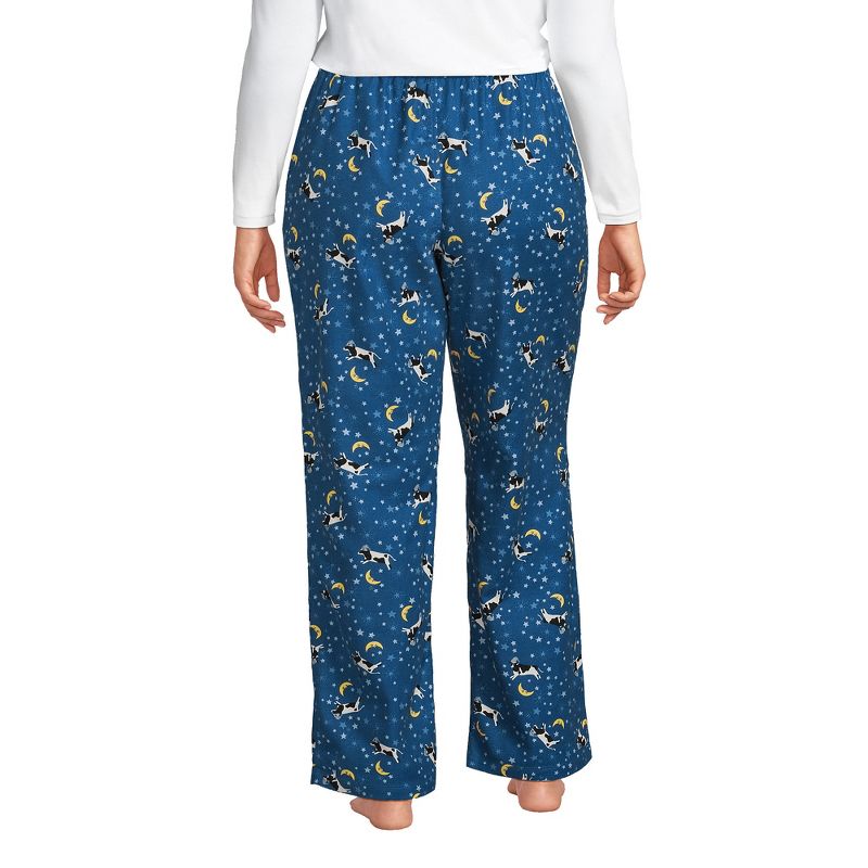 Lands' End Women's Print Flannel Pajama Pants, 2 of 6