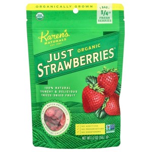 Karen's Naturals Organic Just Strawberries, 1.2 oz (34 g) - 1 of 2
