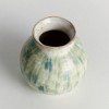 Plum & Post Brosse Vase Small - Hand-Painted Green/Blue Stoneware - 2 of 4