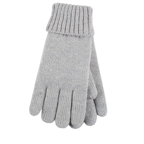 Heat Holders Men's Thermal Gloves With Plush Thermal Lining –