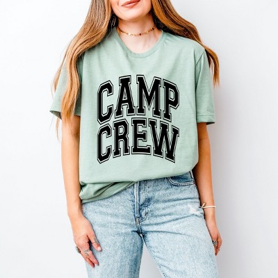 Simply Sage Market Camp Crew Varsity Short Sleeve Tee