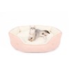PureWags Small Dog Bed, Round Cat Bed Washable for Indoor Cats, Non-Slip Base and Removable Cushion, Pet Bed for Puppy and Kitten - 2 of 4