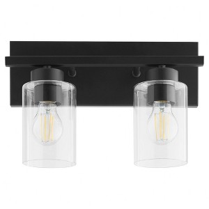 Quorum Lighting Carter 2 - Light Vanity in  Matte Black - 1 of 4