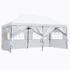 Maggift Canopies and Gazebos, Instant Setup Shade for Camping, Parties or Outdoor Events, Easy to Set Up and Take Down, White，240"*120"*132" - 3 of 4