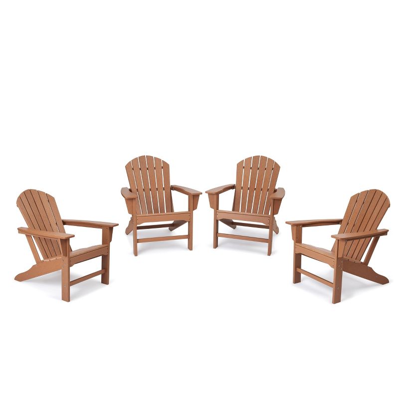 4pk Plastic Resin Adirondack Chairs - EDYO LIVING
, 1 of 8