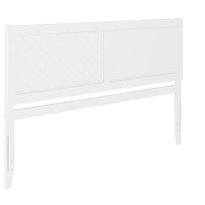 AFI Furnishings AFI Canyon Solid Wood Rustic Farmhouse Headboard King in White