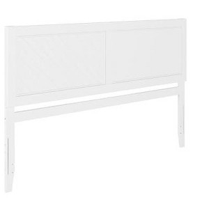 AFI Furnishings AFI Canyon Solid Wood Rustic Farmhouse Headboard King in White - 1 of 4