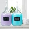 LunaLulinlk 2 Pack 1 gal Kitchen Glass Pump Dispenser Bottle for Laundry Soap 128 oz Clear - 3 of 4