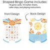 Big Dot of Happiness Here Comes The Son Baby Shower Bingo, Picture Game Cards and Markers, Boy Boho Party Supplies - Set of 18 - 3 of 4