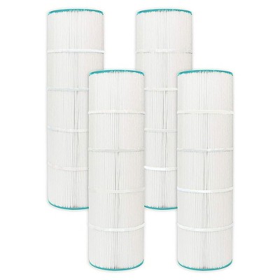 Hurricane 4 Pack HF7468-04 Advanced Pool Filter Cartridge Replacement for PJAN115, Unicel C-7468, Filbur FC-0810, Jandy Industries CL460, CV460