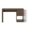 Anybear Expandable Home Office Desk, Walnut - 4 of 4
