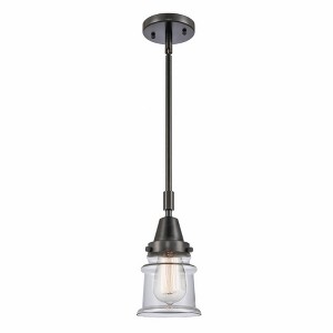 Canton - 1 Light Stem Hung Mini Pendant In Industrial Style-11.13 Inches Tall and 6.5 Inches Wide - 1 of 1