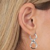 14k Yellow Gold or White Gold 30mm Infinity Freeform Earrings - 2 of 4