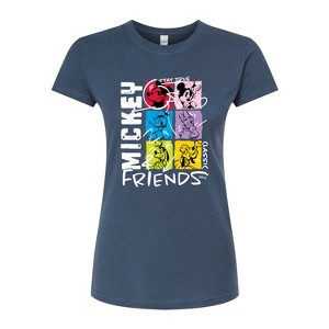 Women's - Disney - Streetwear Group Shot Fitted Graphic T-Shirt - 1 of 3