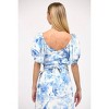 Women's Flora Puff Sleeve Top - Fate - 3 of 3