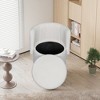 NicBex 360 Degree Swivel Chair Barrel Chair Accent Chair Sofa Chair with Storage Space Comfy Chair for Bedroom, Living Room - 3 of 4