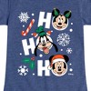 Girls' - Disney - Ho Ho Ho Characters Fitted Short Sleeve Graphic T-Shirt - 2 of 4