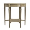 HomeRoots 28" Beige Manufactured Wood Round End Table With Shelf - 4 of 4