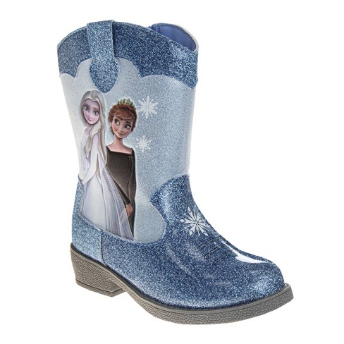 Disney Frozen Girls' Anna and Elsa Western Cowgirl Boots. (Toddler/Little Kids) - image 1 of 4