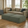 GYIIYUO 40"*30" Giant Square Upholstered Ottoman, Set of 2 - 4 of 4