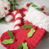 Felt Christmas Ornament Box Multicolor 4.75"H Wool Set of 6 - 2 of 3