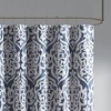 PAGED Luxury Jacquard Shower Curtain, 72x72" Damask Medallion Design Shower Curtain for Bathroom, Silver Curtain -Bathroom Decor - 2 of 4