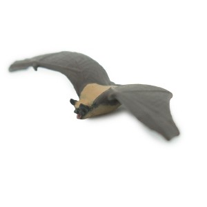 Collectible Wildlife Gifts | Bat, Hand Painted, Educational, Rubber Bat, Realistic Figure,  Model,   Gift,      3 1/4"    SF17 B31 - 1 of 4